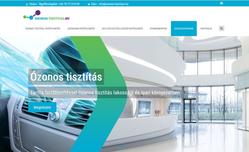 Egyszerű honlap, mobilbarát megoldásokkal